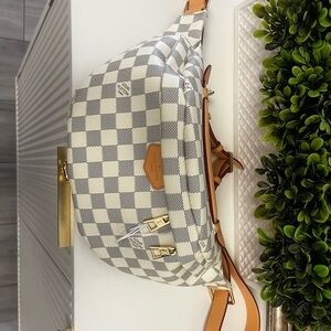 Checkered Designer Shoulder Bag